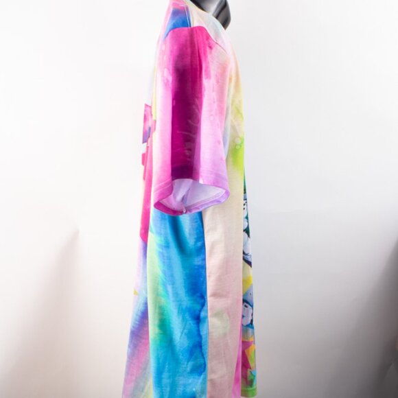 Herotime Lora Zombie T-Shirt Unisex XL Dino Fairy Meow-Rex Tie Die - Picture 4 of 9